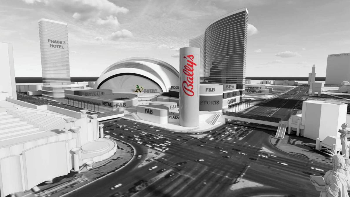 Bally's is going to construct a lively entertainment district around the Las Vegas stadium that is being built for the MLB's A's.