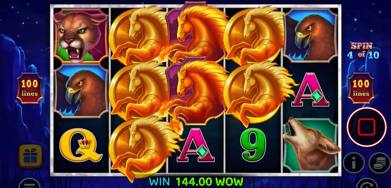Blazing Mustang slots game