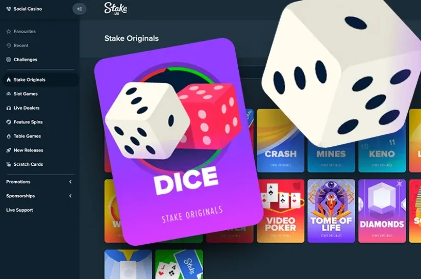 Stake.us Casino Dice Games