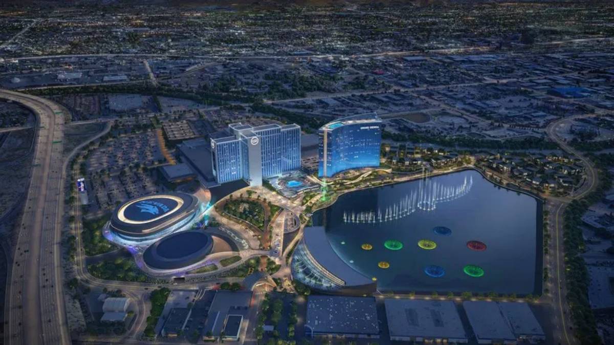 The Grand Sierra Resort expansion features a 10,000-seat multipurpose arena, which will serve as the new home for the University of Nevada,