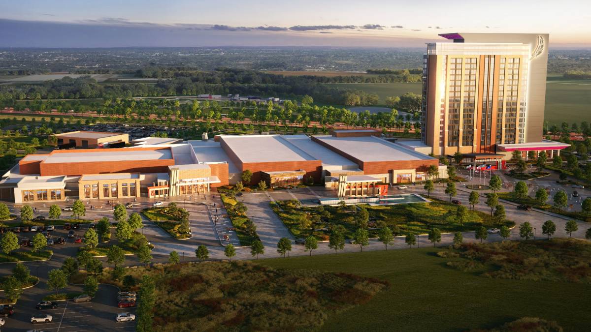 The plan is to open it during the summer 2026- the $405 million Ho-Chunk Gaming Beloit complex that will feature a 240,000+ square-foot casino, 1,500 slot machines, 44 table games, a sportsbook, four restaurants, a casino bar, and an 18-story hotel