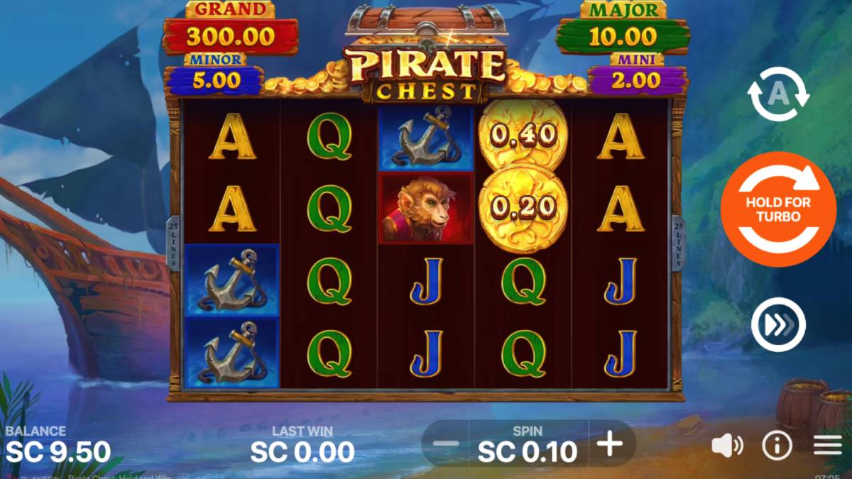 The Pirate Chest: Hold & Win sweepstakes casino game offers a solid gaming experience with its pirate adventure theme, high-quality graphics, and a plethora of bonus features.