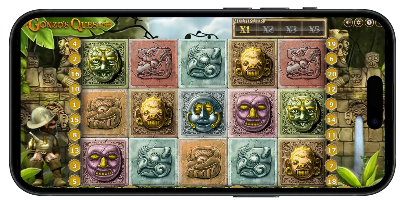 Play Gonzo's Quest Slot at FanDuel Casino
