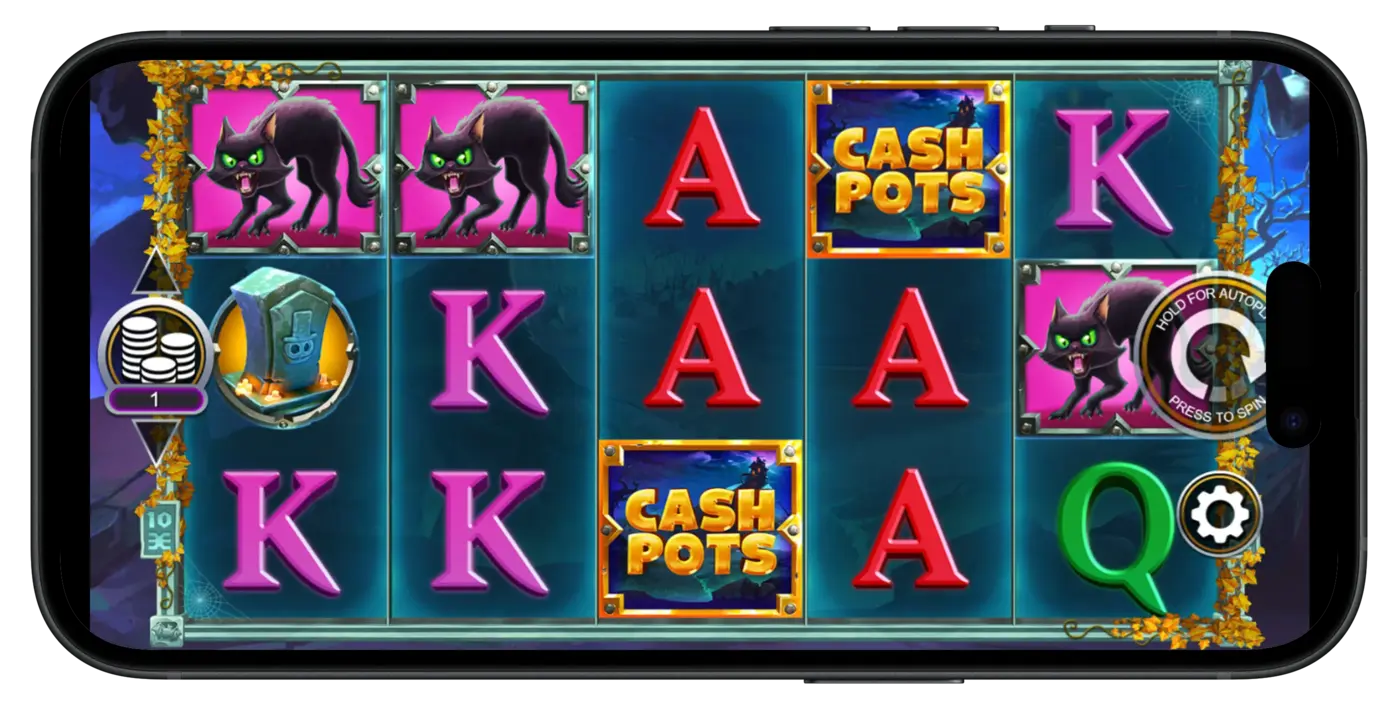 Play Halloween Cashpots on first day of Fall 2025