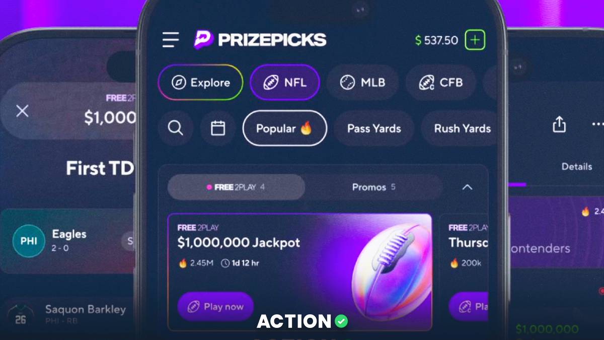Two NFL Fans Split $1 Million in PrizePicks’ Free Contest article feature image