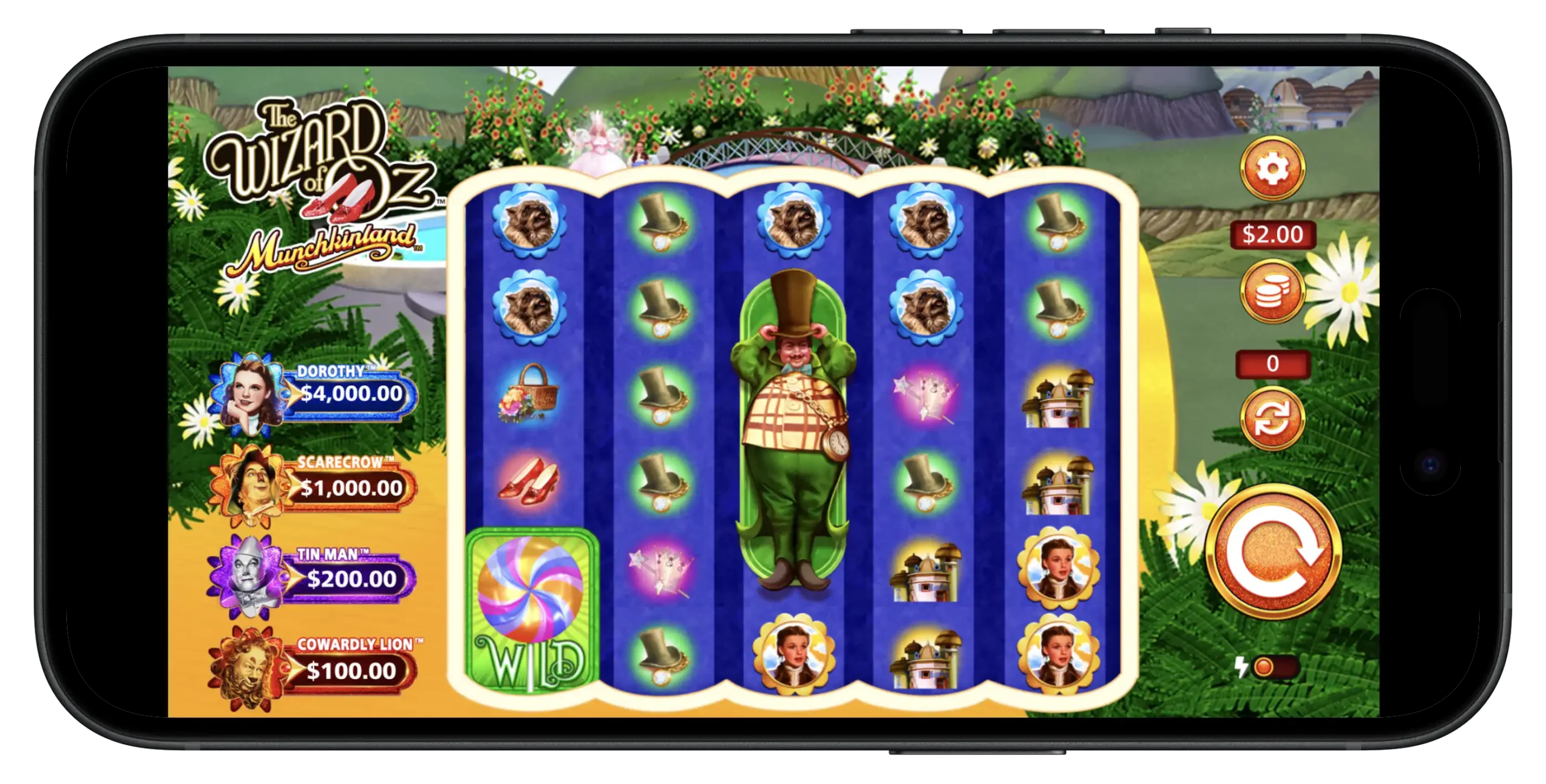 Munchkinland Real Money Slot on Mobile