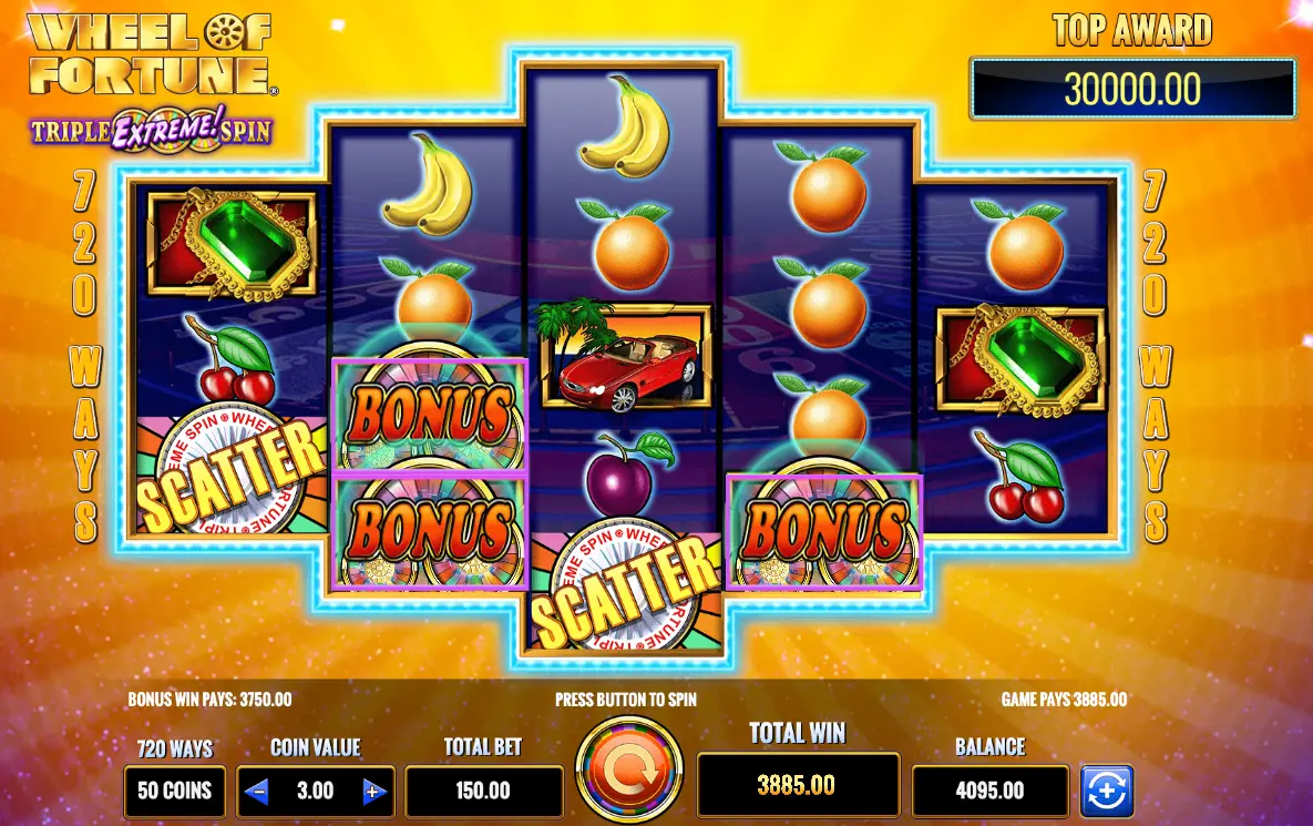 Wheel of Fortune Triple Extreme Spin