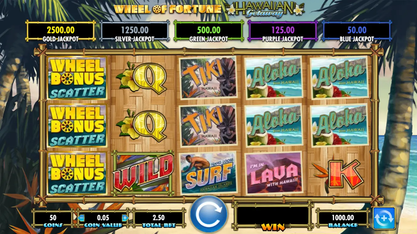 Wheel of Fortune Hawaiian Getaway