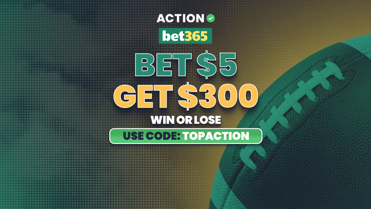 New bet365 Bonus Code TOPACTION Unlocks $300 Bonus Bets In All States for NFL Kickoff, Any Game Image