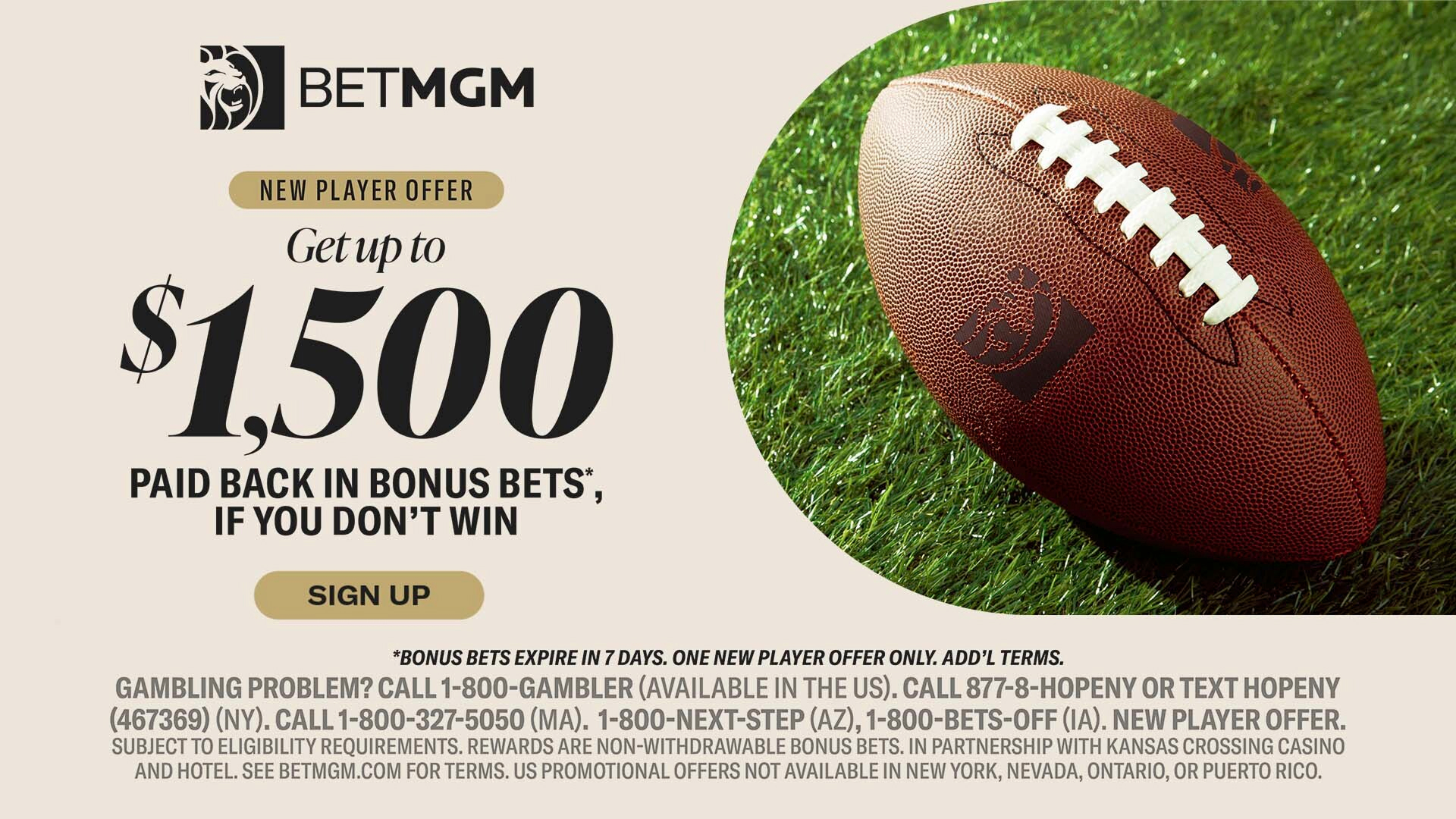 Use the BetMGM bonus code TOPACTION to get up to $1,500 in bonus bets back if your first bet loses.