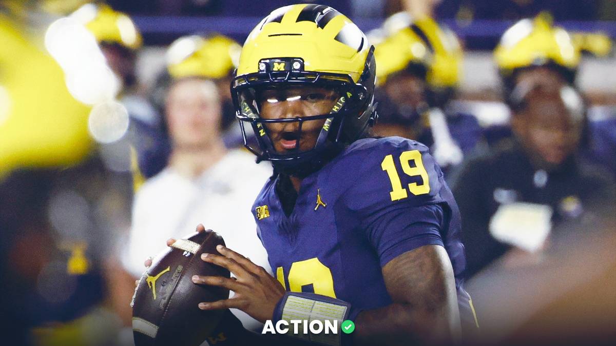 NCAA Football Odds: Player Prop Picks for Bryce Underwood, John Mateer, More article feature image