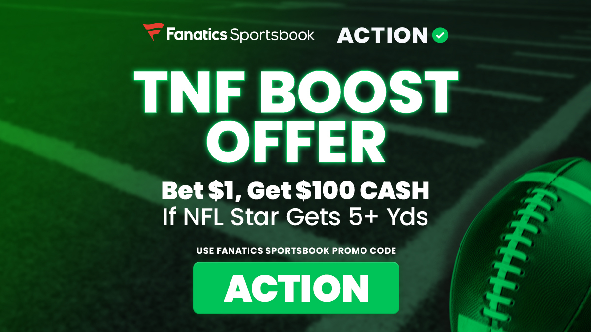 Fanatics Sportsbook Promo Code ACTION: New Users Bet $1, Get $100 Cash If Christian McCaffrey Has 5+ Rushing Yards article feature image