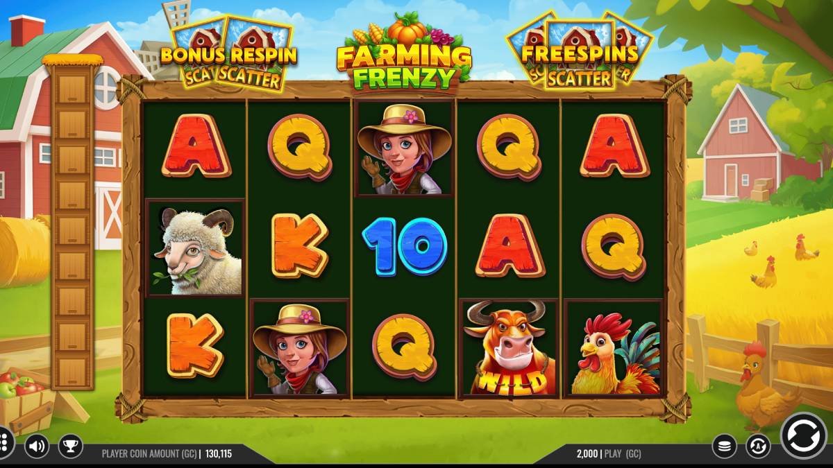 Farming Frenzy is a farm-themed video slot presented in a standard format, using a conventional reel setup and a familiar payline structure, give it a spin to celebrate national farmers day, or while you're checking out the newest edition of the famers almanac 2025.