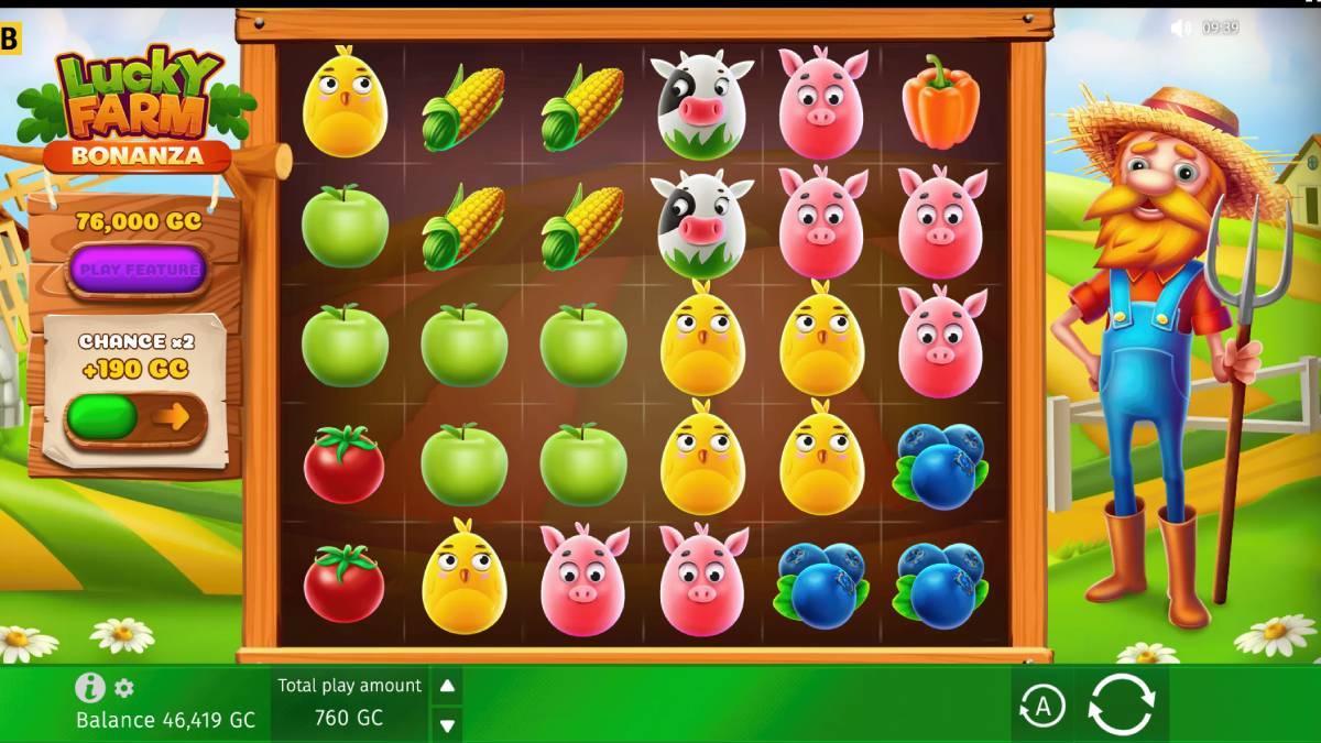 the farmer's almanac is used by man to help predict how weather patterns will play out through the year and sweepstakes casino games with farming themes can be played all year.