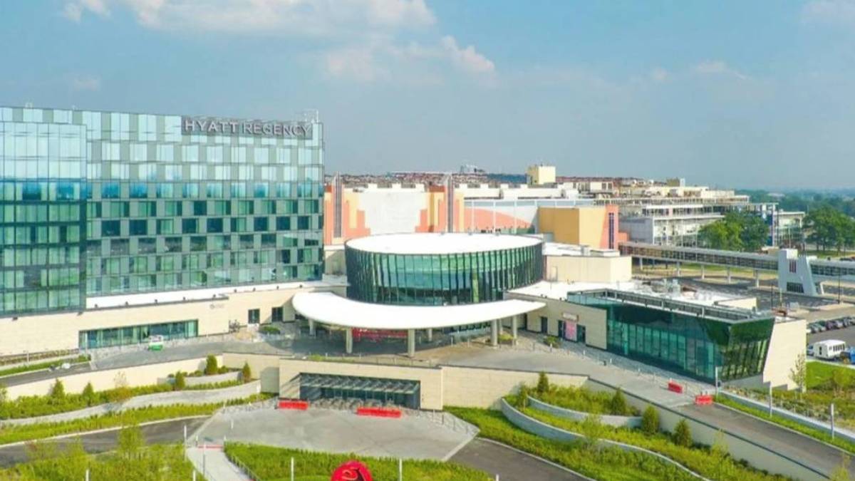 Resorts World New York is a $5.5 billion proposal envisions the development of what is billed as the largest integrated resort in the US, including expanded gaming options, new hotel rooms, an arena, a parking facility, green space, and the creation of 24,000 jobs, 5,000 of them permanent.
