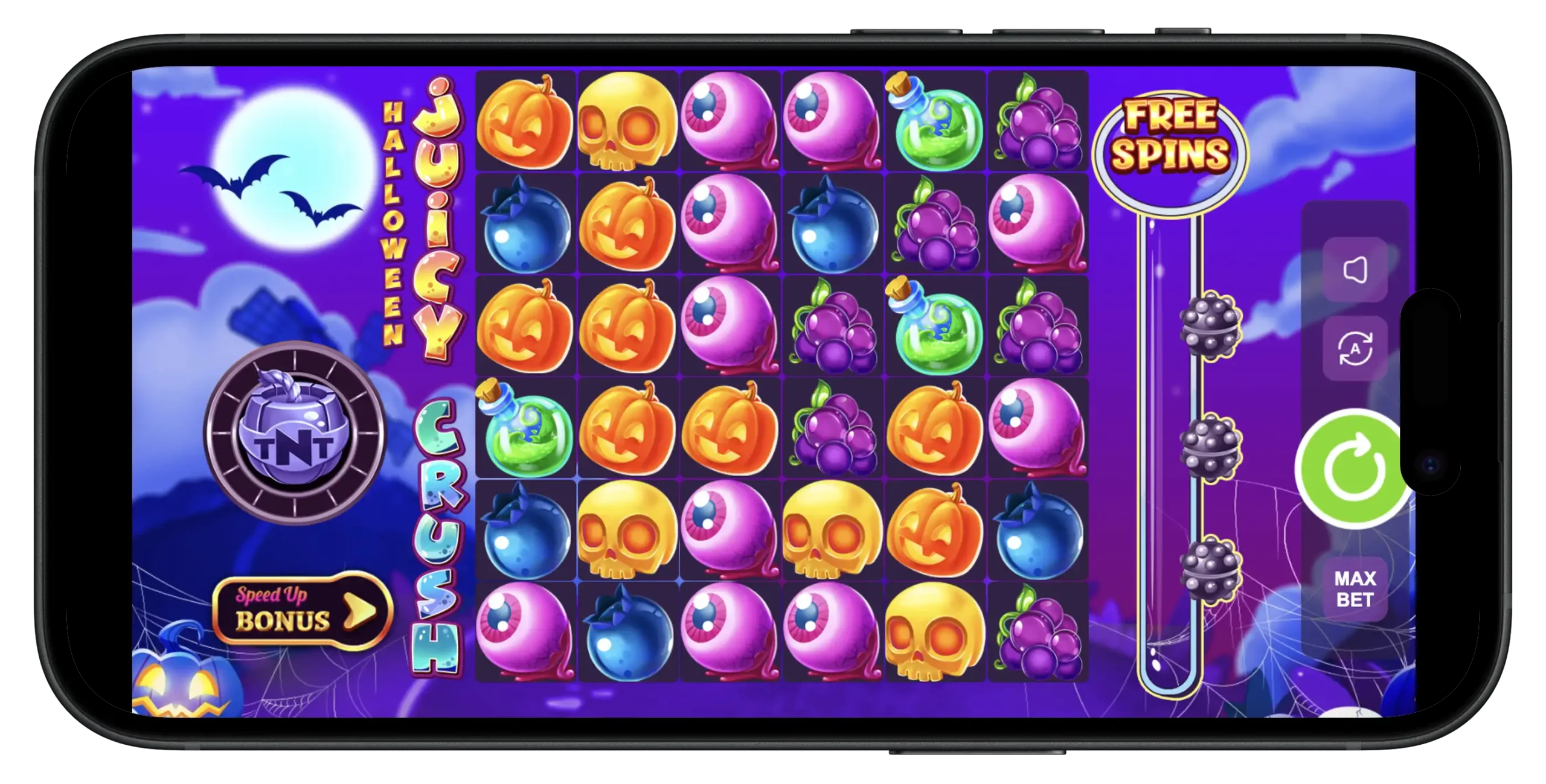 Juicy Crush Halloween on mobile.