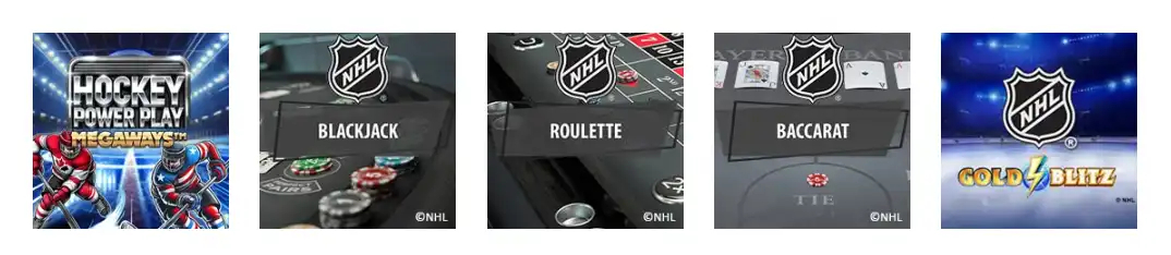 NHL Themed Table Games at BetMGM Casino 