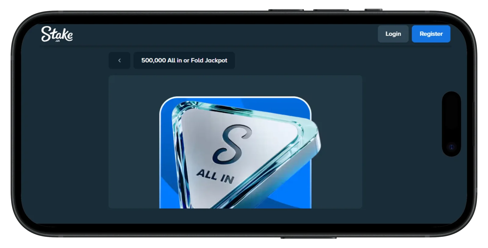 Stake.us Casino All-In Or Fold Poker