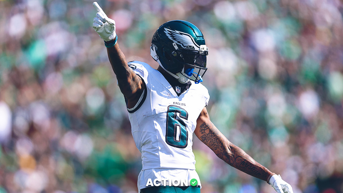 Eagles vs Giants Player Props for Jaxson Dart, DeVonta Smith, Cam Skattebo, More