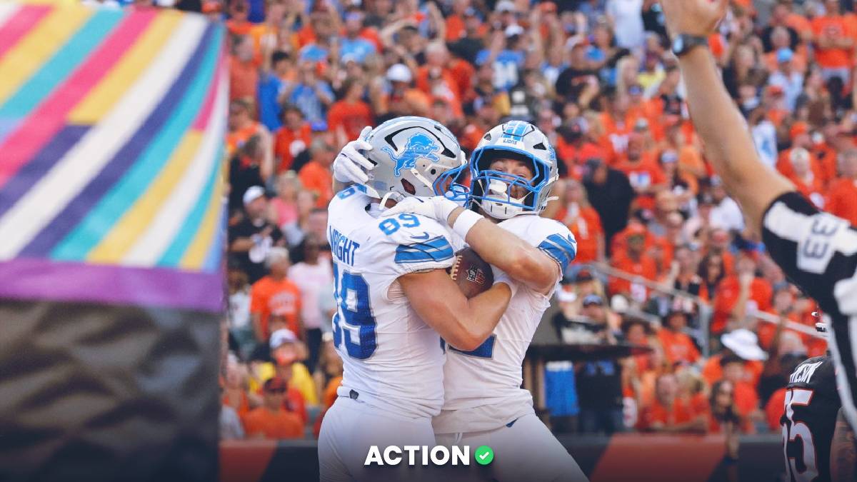 Buccaneers vs Lions NFL Parlay: +900 ATD Anchors 22-1 SGP Monday