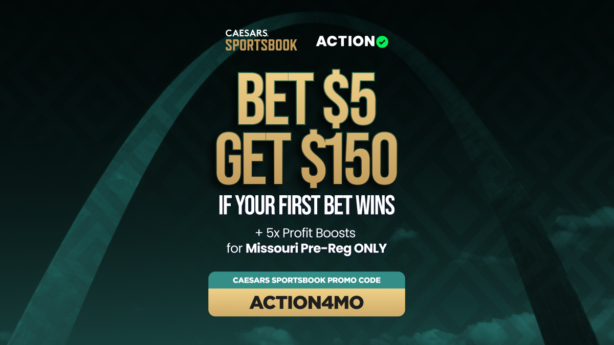 Caesars Sportsbook Missouri Promo Code ACTION4MO: Score $150 in Bonus Bets Plus 100% Profit Boost Tokens for MO Sports Betting Launch article feature image