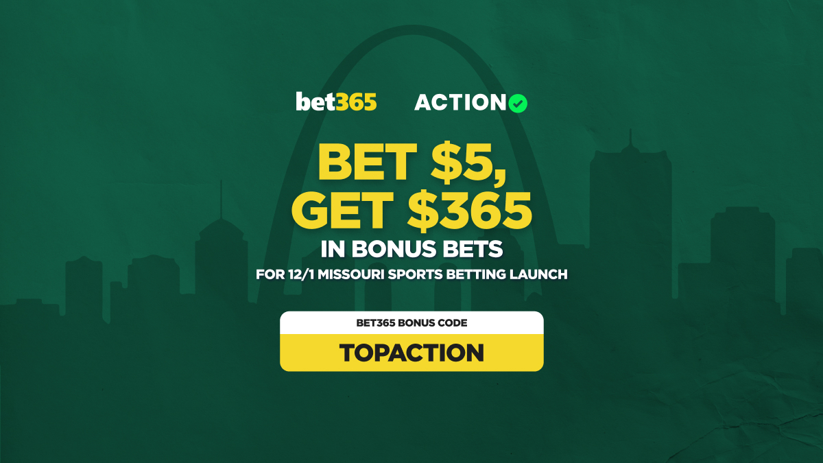 bet365 Missouri Bonus Code TOPACTION: Grab $365 in Bonus Bets for Missouri Sports Betting Launch article feature image