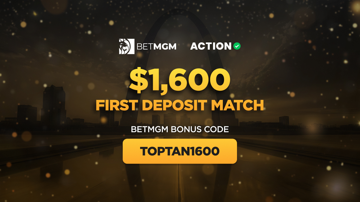 BetMGM Missouri Bonus Code TOPTAN1600: $1,600 Deposit Match Image