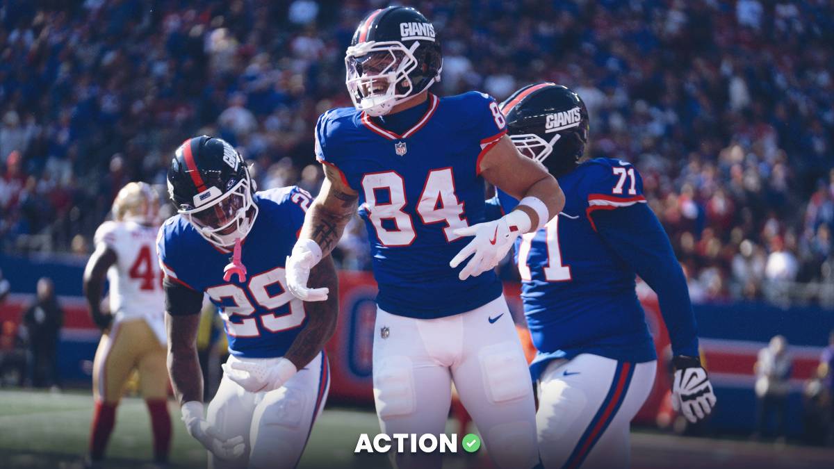 Giants vs Patriots Anytime Touchdown Scorer Props for NFL Monday Night Football