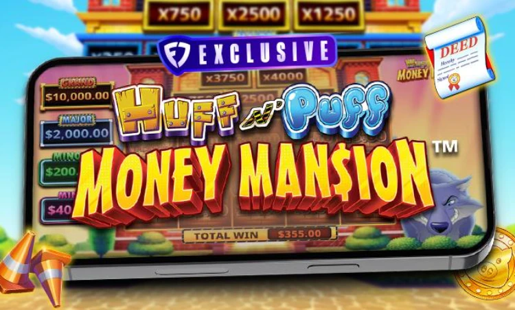 a look at Huff N' Puff Money Mansion, a FanDuel exclusive.