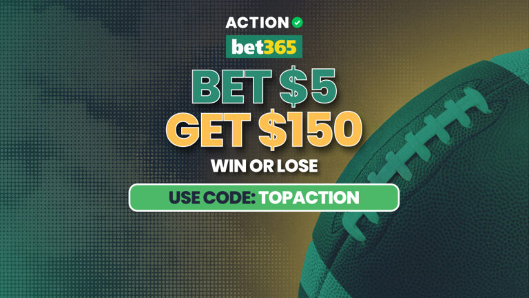 NEW bet365 Bonus Code TOPACTION Scores $150 in Bonus Bets for 49ers-Panthers Monday Night Football article feature image