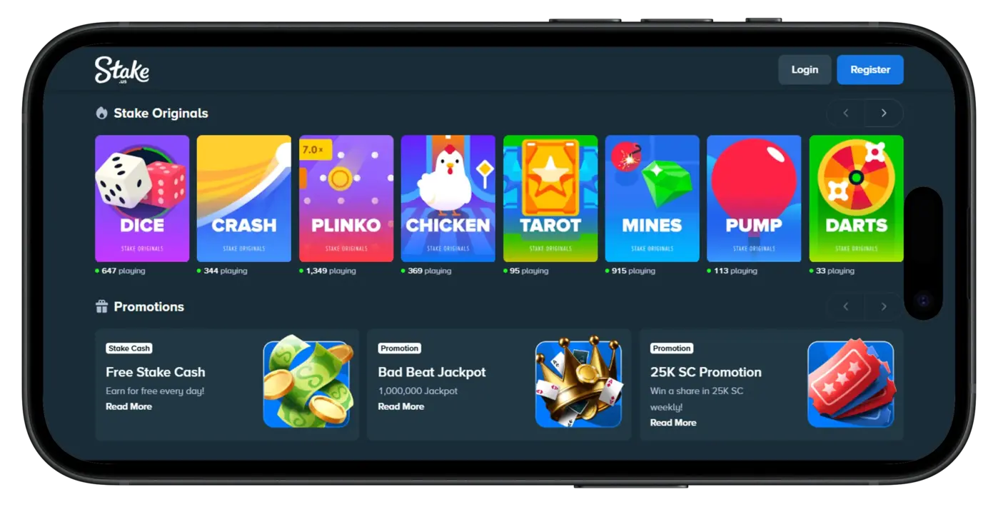 Stake.us Casino - Best Sweepstakes Casino for Thanksgiving 2025