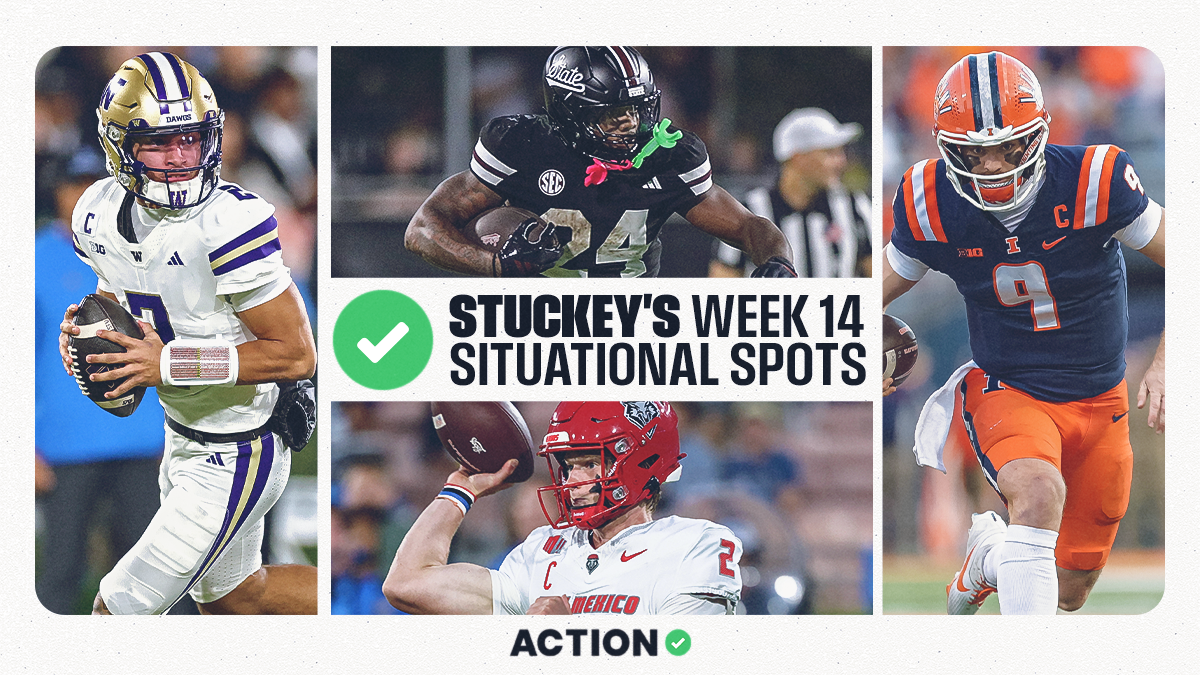 Stuckey's Top 9 NCAAF Spots For Week 14 Image