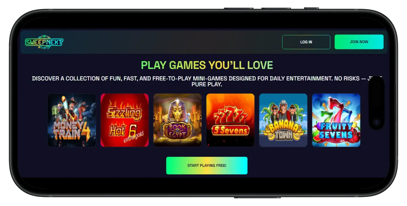 SweepNext Casino - Best Sweepstakes Casino for Thanksgiving 2025