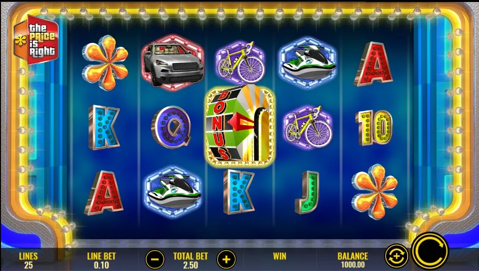 The Price is Right Game at BetMGM Online Casino