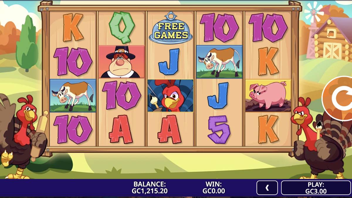 Thanksgiving Day 2025 wouldn't be complete without some sweepstakes casino games that feature our fine feathered friends.