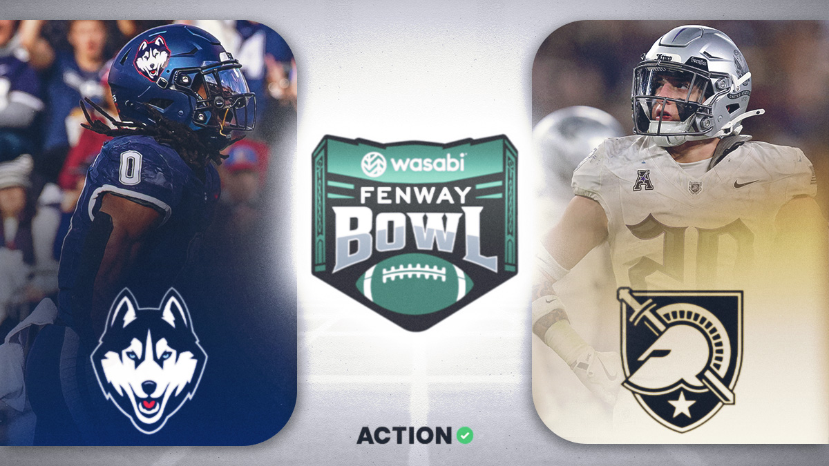 UConn vs Army Prediction, Pick, Fenway Bowl Odds for Saturday, December 27