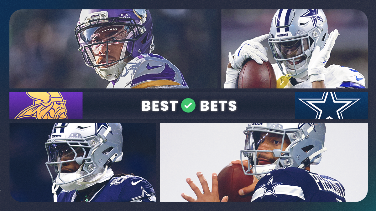 Vikings vs Cowboys Picks, Props, Odds, Predictions for Sunday Night Football