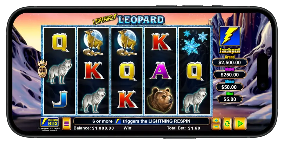 Best Slots on DraftKings - Lightning Leopard