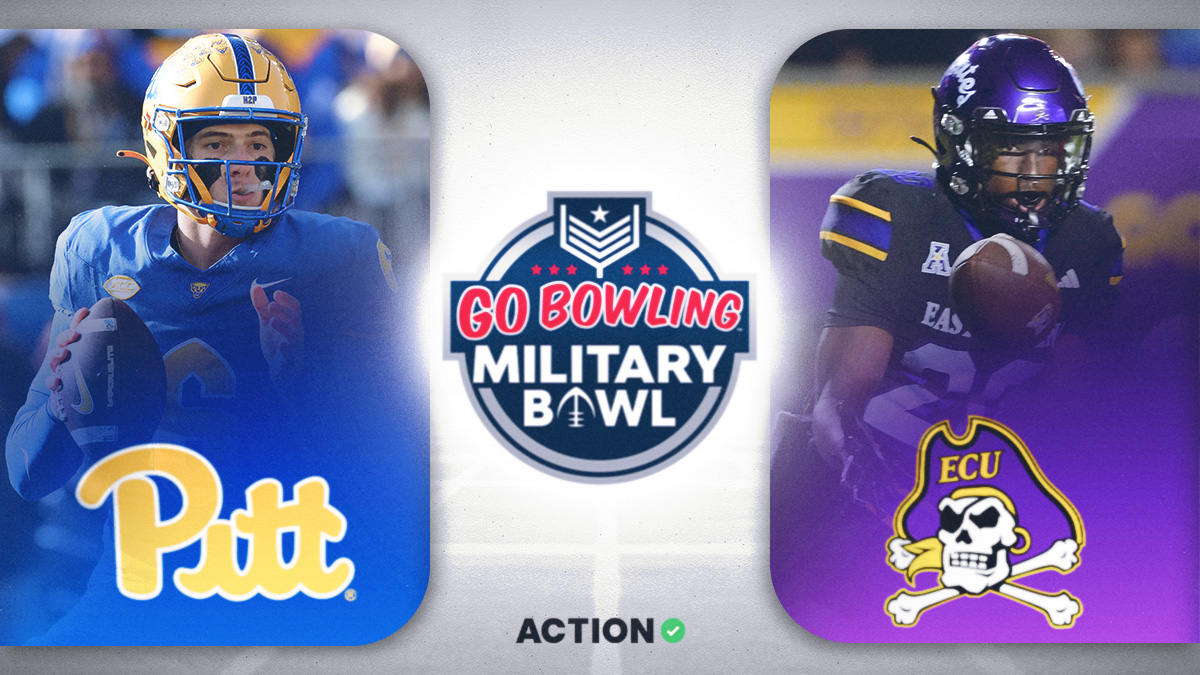 Pitt vs East Carolina Prediction, Pick, Military Bowl Odds for Saturday, December 27 article feature image