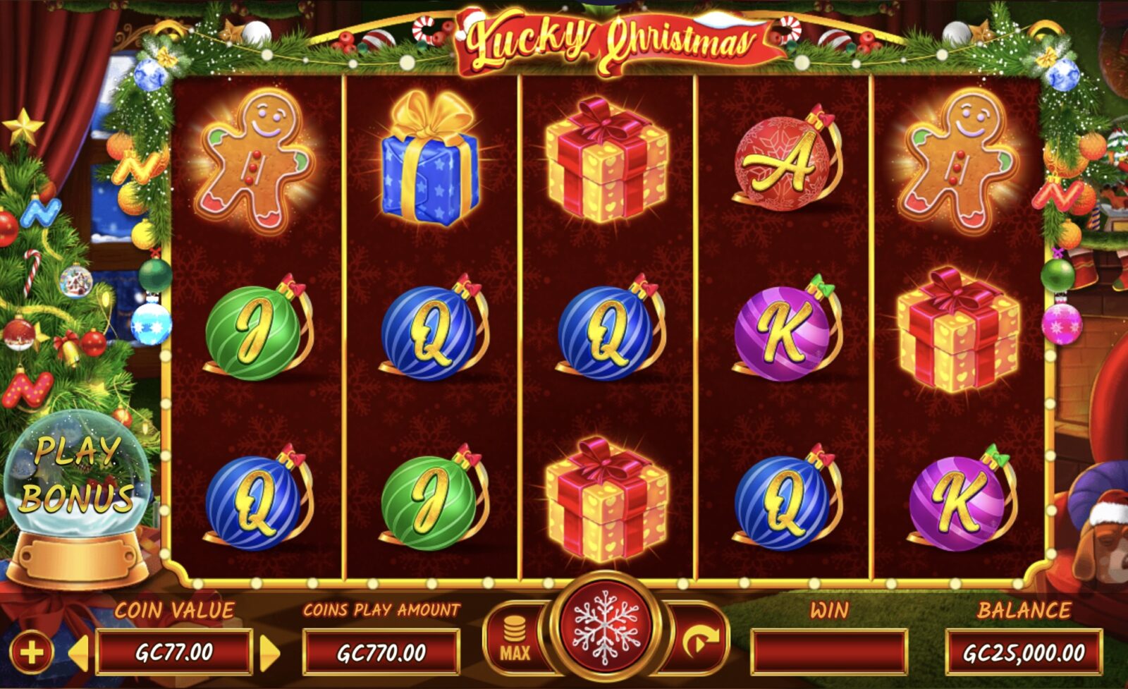 Lucky Christmas offers a fixed maximum win of up to 1,000 times the stake, making it appealing for players seeking both festive fun and the chance for substantial payouts on gingerbread house day or any day.