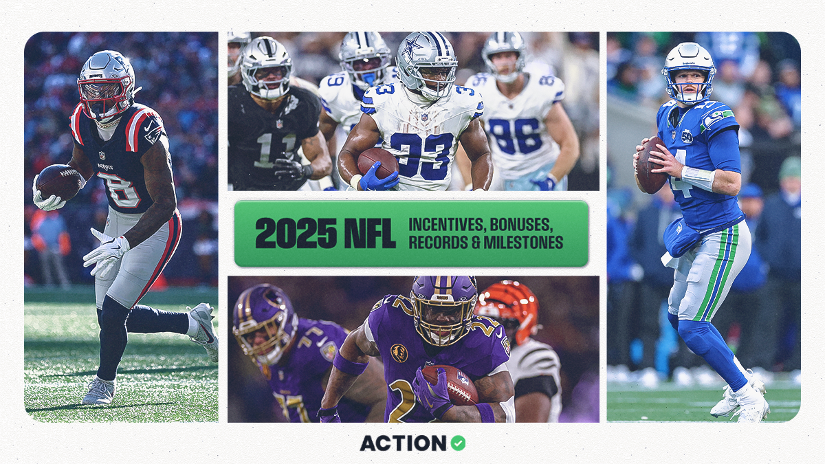 2025 NFL Player Contract Incentive & Record Tracker article feature image