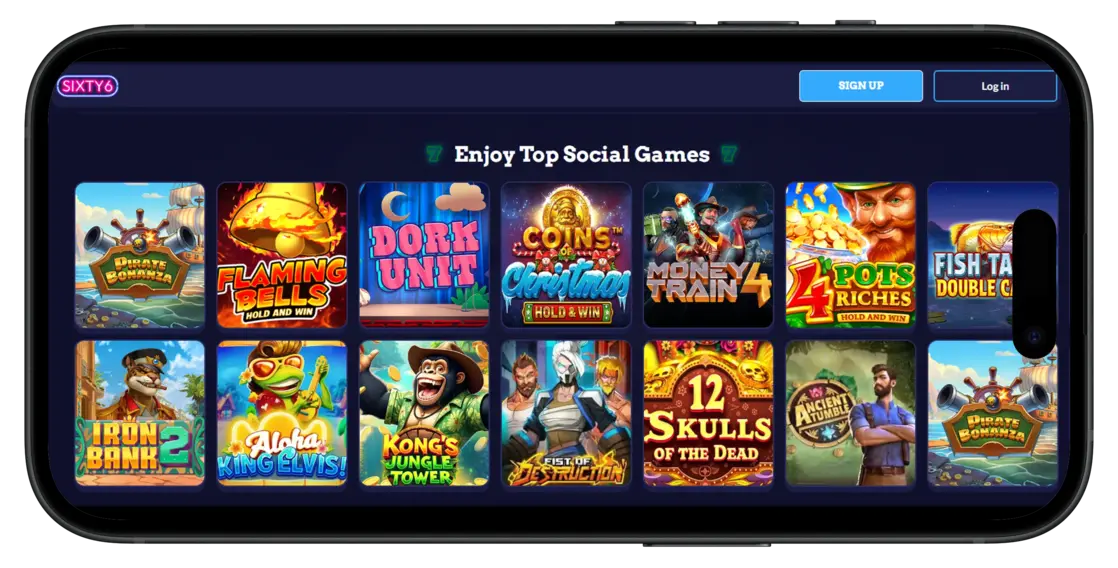 New Sweeps Cash Casino - Sixty6 Casino