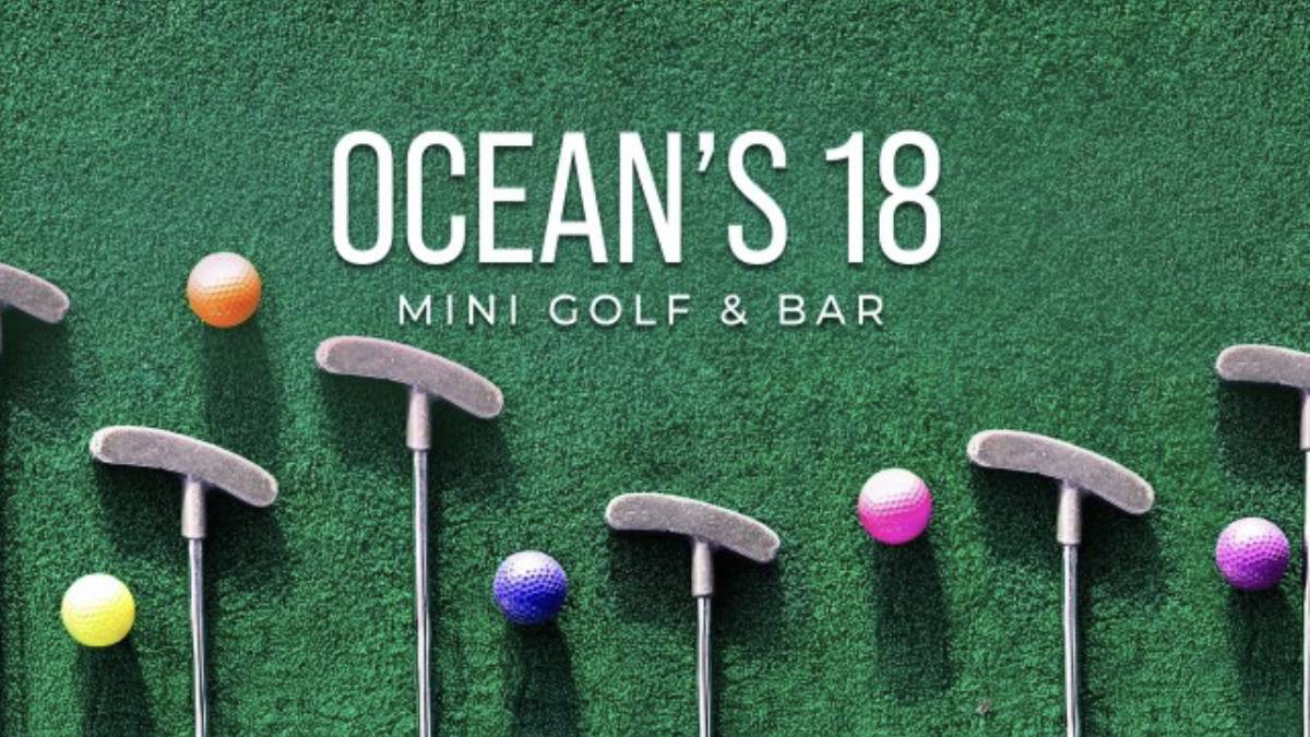 A depiction of Ocean Casino Resort in Atlantic City, showcasing the future Ocean’s 18 Mini Golf & Bar, a state-of-the-art, multimillion-dollar entertainment spot scheduled to open in January 2026.