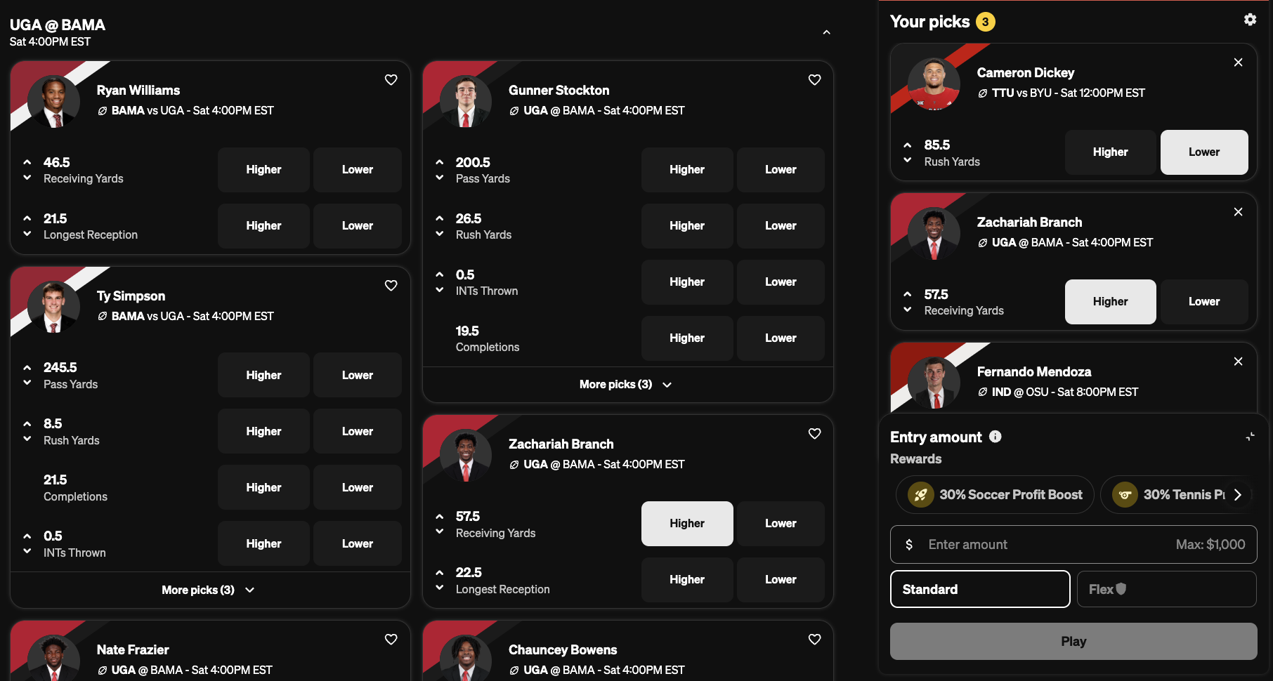 underdog-promo-code-saturday-december-6