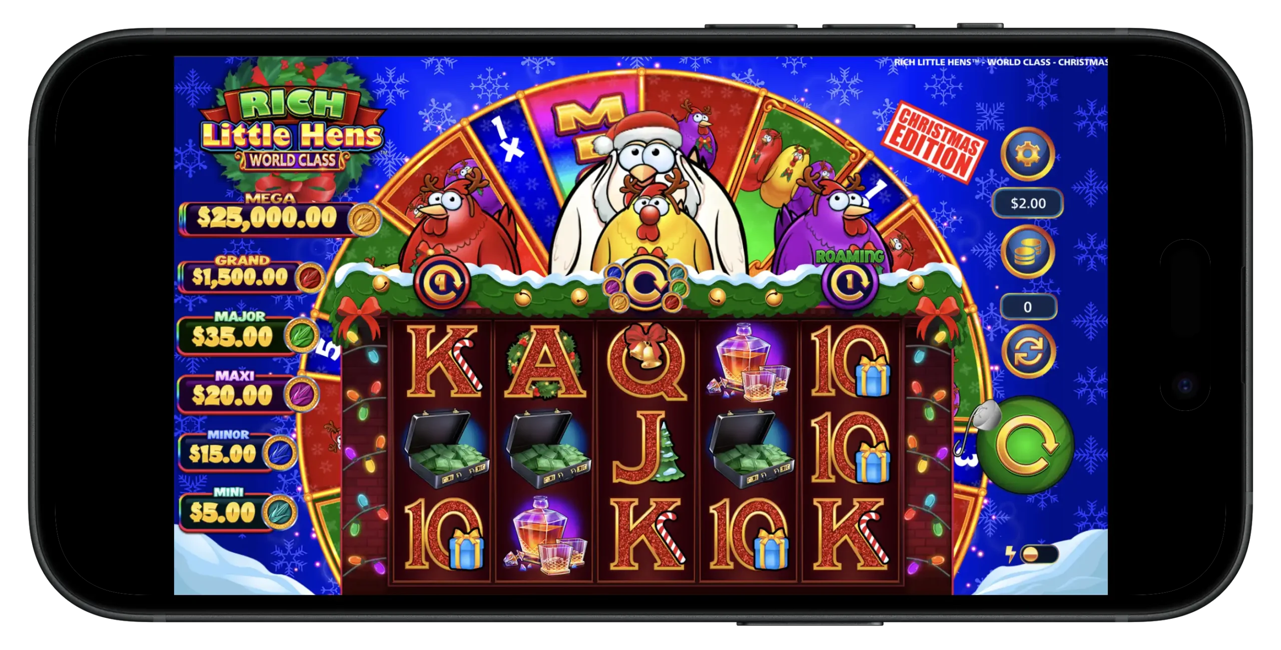 Christmas Slots at Fanatics Casino - Rich Little Hens Christmas Edition