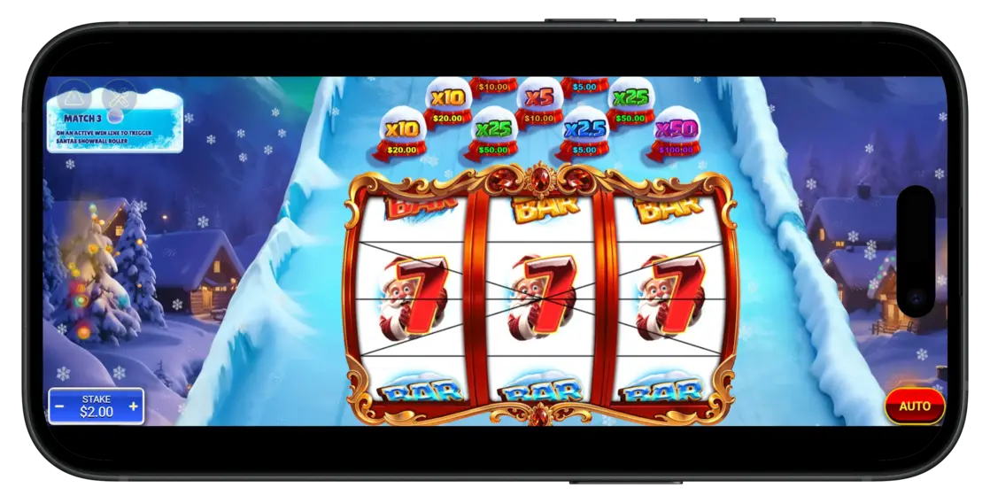 Winter Solstice Casino Games That Pay Real Money - Santa's Snowball Roller