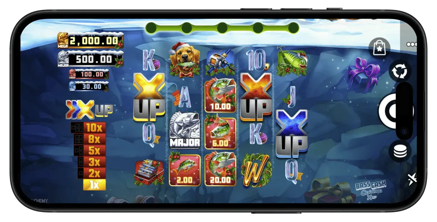 Real Money Slots - Bass Cash Christmas