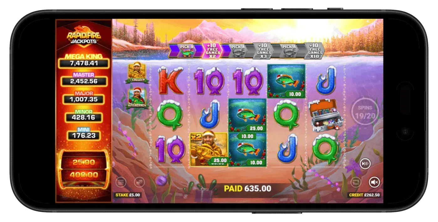 Real Money Slots - Big Catch Bass Fishing