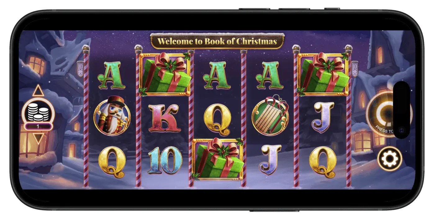 Real Money Slots - Book of Christmas