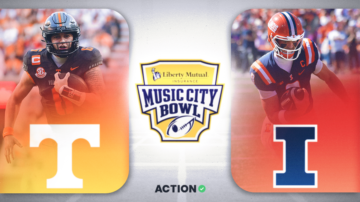 Tennessee vs Illinois Prediction, Pick, Music City Bowl Odds for Tuesday, Dec. 30